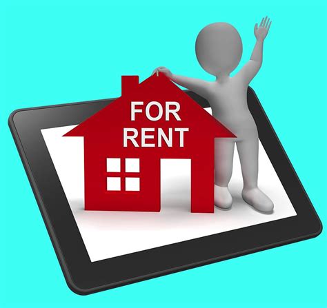 Rent House Tablet Showing Rental Lease Property Apartment Cheap Rent Flat For Lease For