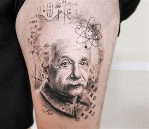 Albert Einstein Tattoo By Dani Ginzburg Photo 31258