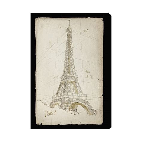 Eiffel Tower 1887 16l X 24w Oliver Gal Touch Of Modern