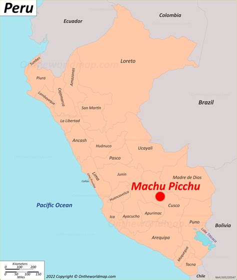 Onde Fica Machu Picchu Mapa