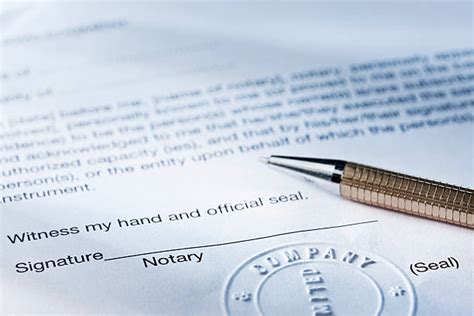 20 Notarized Document Stock Photos Pictures And Royalty Free Images