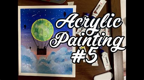 Michelle Paints 5 Easy Acrylic Painting Youtube