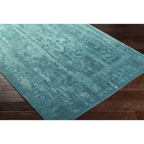 Artistic Weavers Elegant Maya Hand-Woven Teal Area Rug | Wayfair