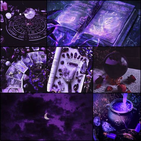 Purple Academia Dark Violet Hair Witchy Academia Witch Core Writing