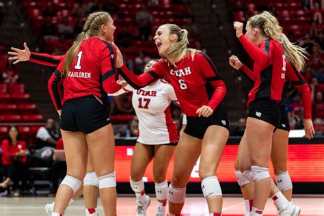 Utah Volleyball Takes Two Of Three In Utah Classic
