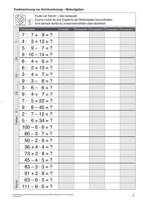 Es gibt eine einfache regel, die du beachten musst. Grundschule Unterrichtsmaterial Mathematik Einmaleins