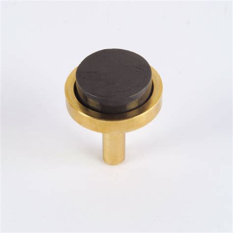 Save on cabinet pulls at factory direct hardware. Polished Brass & Black Marble Cabinet Knob - 234 | Handles ...