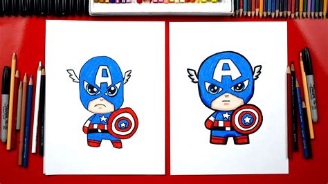 How To Draw Captain America Easy Step By Step For Beginners