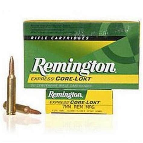 Remington Express Mm Remington Magnum Grain Core Lokt Pointed Soft Point Box Of Lanz