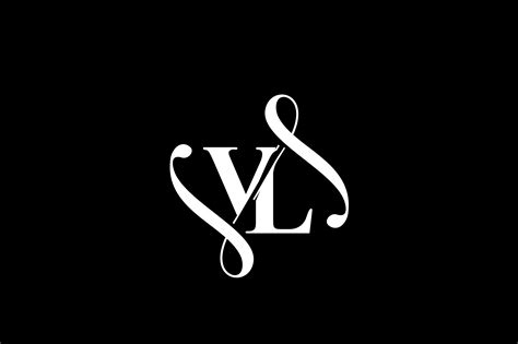 Vl Monogram Logo Design V6 By Vectorseller Thehungryjpeg