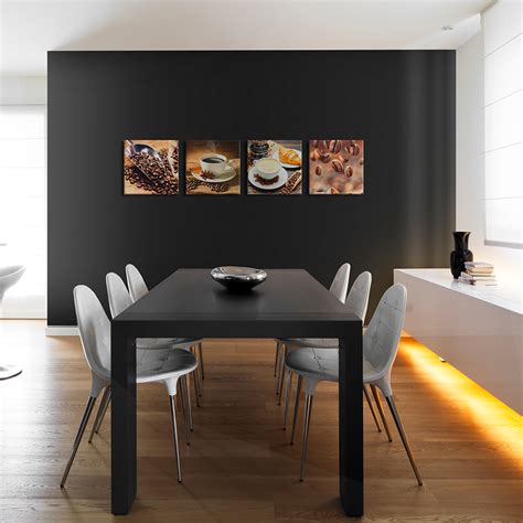 LEINWAND BILDER Küche Kaffe Tasse Caffe KUNSTDRUCK ESSZIMMER WANDBILDER