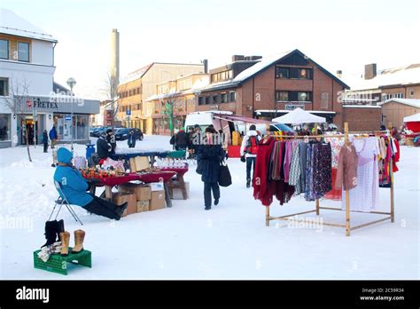 Norway Lapland Finnmark County Kirkenes The Flea Market Stock Photo