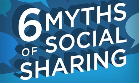 Six Surprising Myths Of Social Media Sharing Infographic Digital