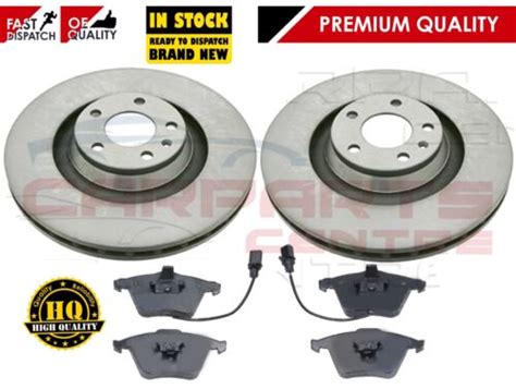 For Audi A6 27 Tdi C6 Sline 04 11 Front 347mm Vented Brake Discs Pads