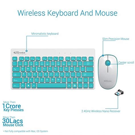Portronics Key2 A Combo Of Multimedia Wireless Keyboard And Mouse