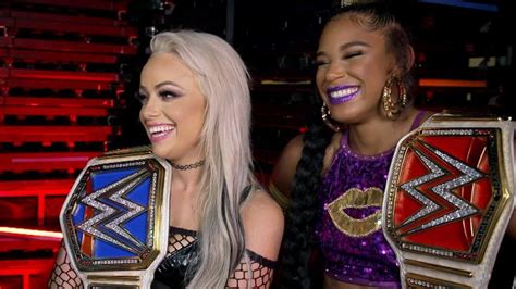 Bianca Belair Welcomes Liv Morgan To The Champions Club Wwe Digital Exclusive July 4 2022 In