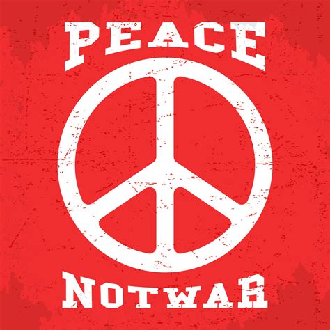 Vintage Peace Poster 557311 Vector Art At Vecteezy