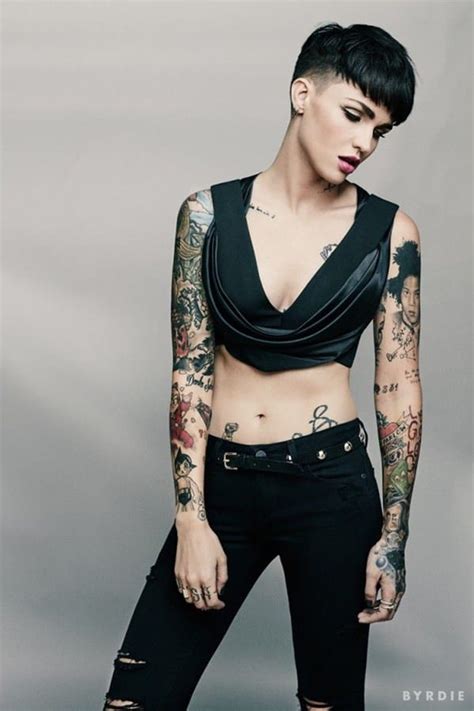 Ruby rose, who has a net worth of $2 million, has a tattoo inked on the lower back which is of a rose flower along with a tribal design. 45 Stunning Ruby Rose's Tattoos ! - Wild Tattoo Art