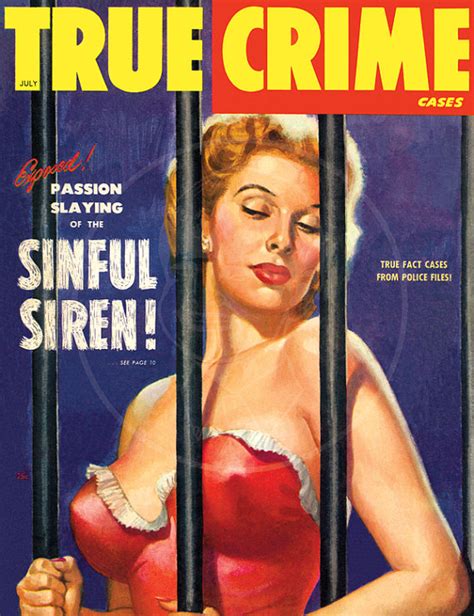 True Crime Jul 49 10x13 Giclée Canvas Print Of A Vintage Etsy In 2021 True Crime True Crime