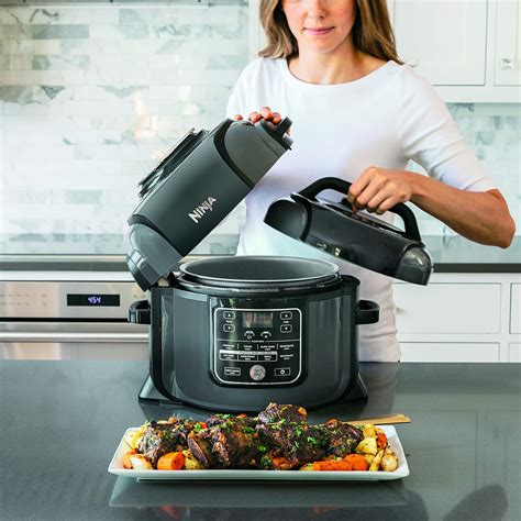 Ninja Op302 Foodi 9 In 1 Pressure Broil Dehydrate Slow Cooker Air