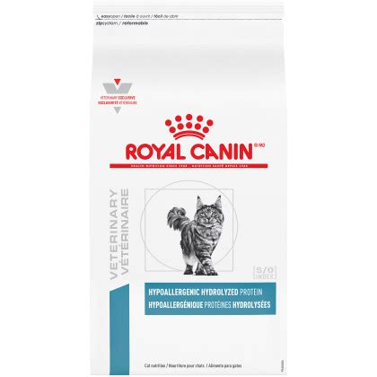 Many brand name cat foods contain a mix of different types of proteins, grains, and other ingredients, any of which could be the cause of their mealtime woes. Feline Hypoallergenic Hydrolyzed Protein Dry Cat Food