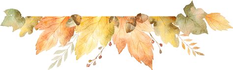Autumn Watercolor Png Free Logo Image