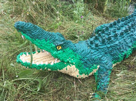 Giant Lego Animals At Knowsleys Ultimate Brick Safari Manchester