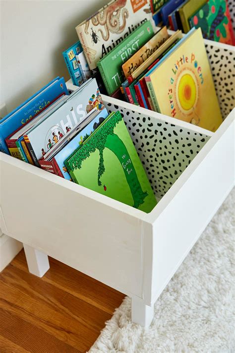 Make This Easy Diy Book Bin For Pretty Playroom Storage Playroom