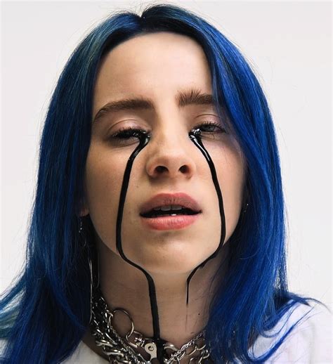 Billie Eilish Cries Thick Black Tears Who2