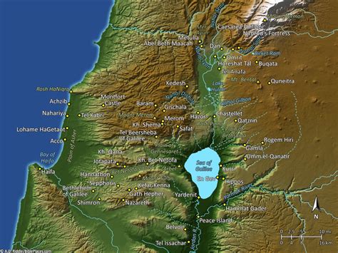 Galilee Map, PLBL 1 
