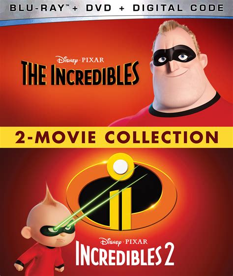 The Incredibles 2 Movie Collection Includes Digital Copy Blu Raydvd