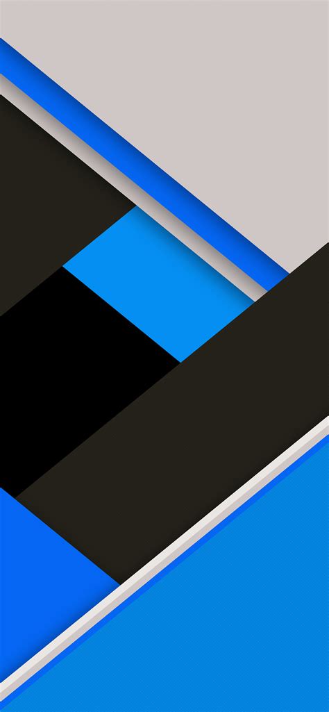 1242x2688 Blue Black Material Design 8k Iphone Xs Max Hd 4k Wallpapers