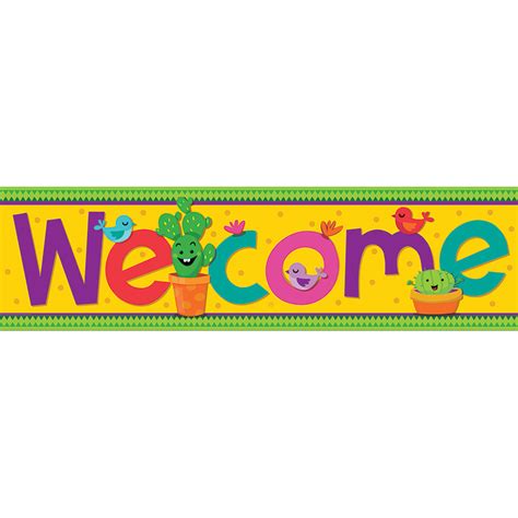 Teachersparadise Eureka® A Sharp Bunch Welcome Horizontal Banner 45