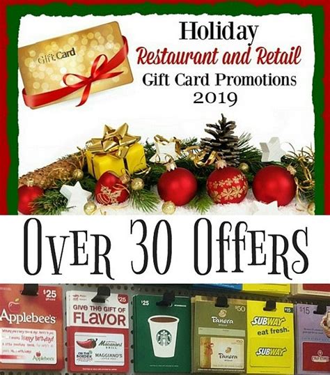 Mar 05, 2021 · american express gift card promo codes can mean extra savings to waive on purchase fees and shipping fees. Holiday Gift Card Promotions 2019 - Over 30 Offers!