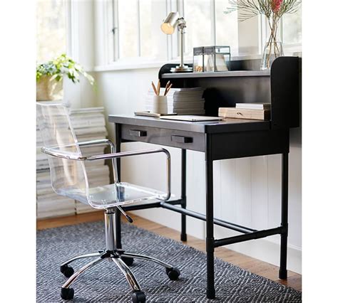 All products from clear acrylic desk chair category are shipped worldwide with no additional fees. Paige Acrylic Desk Chair