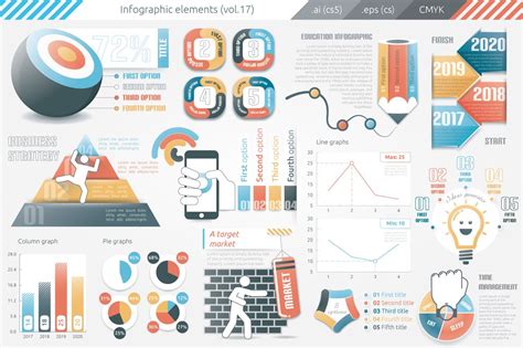 Infographic Elements (v17) on Behance | Infographic, Infographic templates, Infographic creator