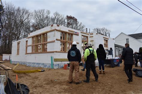 Home Built With Insulated Concrete Forms in Riverhead for Habitat for