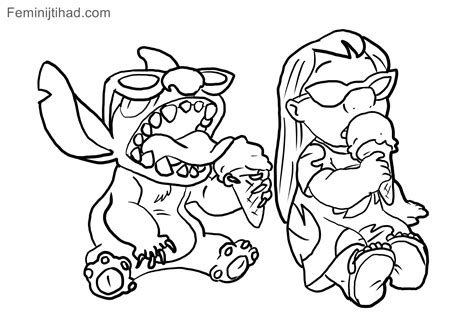 Download and print these stitch coloring pages for free. Cute Stitch Drawing at GetDrawings | Free download