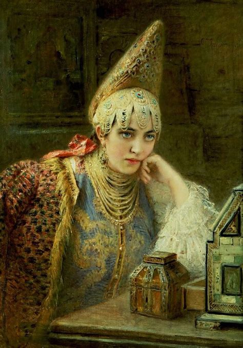Russian Beauty In The Paintings By Konstantin Makovsky 44 Charming