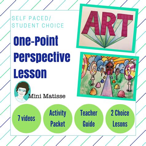 Mini Matisse Self Pacedstudent Choice One Point Perspective Lesson