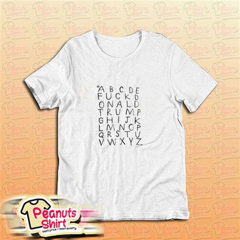 Abcde Alphabet T Shirt Peanuts Shirt Clothing Store