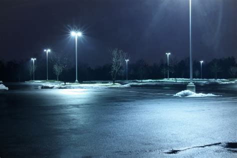 Parking Lot At Night Stock Photo Download Image Now Istock