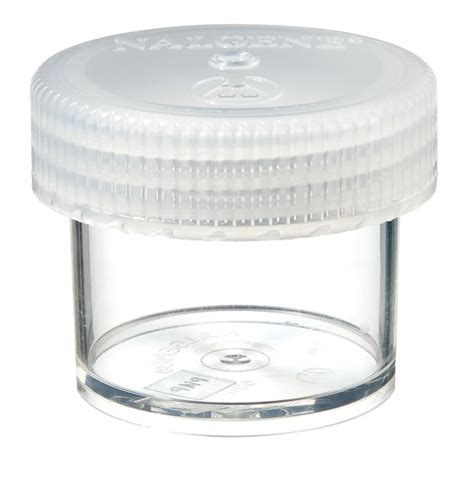 Thermo Scientific Nalgene Wide Mouth Straight Sided Pmp Jars With White