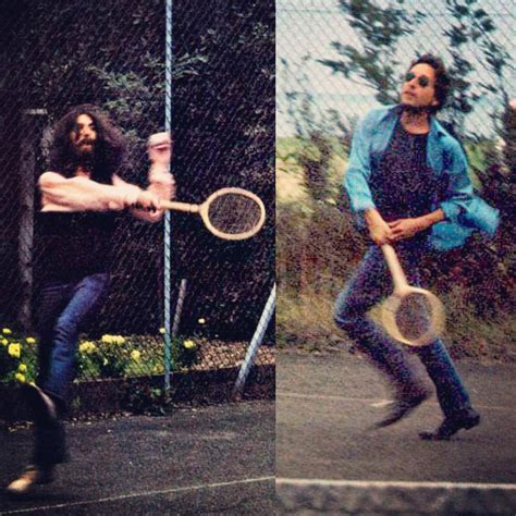 Bob Dylan And George Harrison Play Tennis 1969 Bobdylan