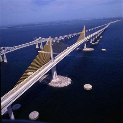 If the wind is blowing too the sunshine skyway bridge spans three counties while not necessarily a useless fact, most people aren't aware that the area's most famous bridge. Industrial History: Sunshine Skyway Bridges across the Tampa Bay