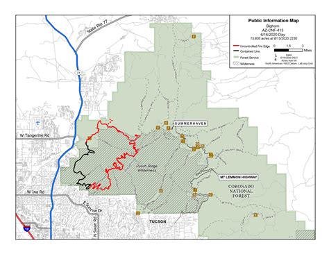 Bighorn Fire Map And Evacuation Updates As Tucson Fire Grows