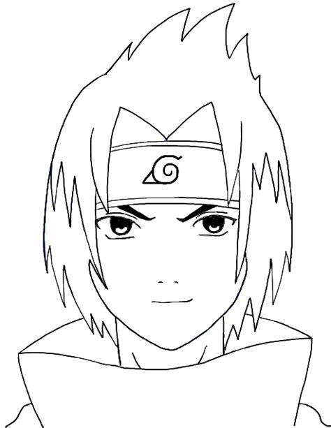 Sasuke Easy Naruto Drawing Clip Art Library