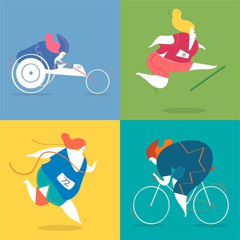 Character Illustration Of Sport Players Download Free Vectors