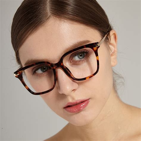 Ultra Light Square Fashion Photochromic Women Reading Glasses High Quality Large Frame Mens