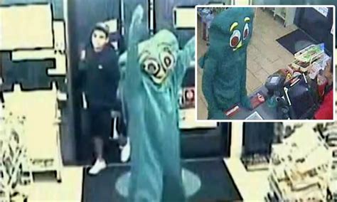 Gumby Gives Up Man Who Tried And Failed To Rob A 7 Eleven Dressed In A
